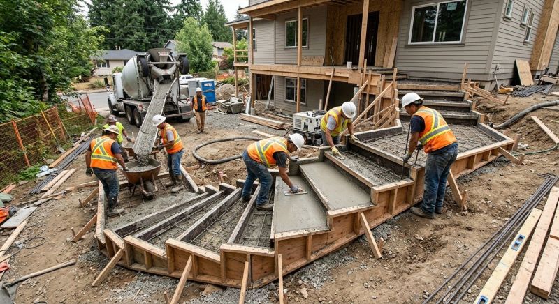 Cement Stairs Installation in Denver, CO