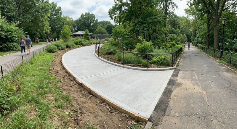 Walkway Pouring in Salt Lake City, UT